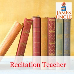 Recitation teacher Mrs. Sudeshna Dutta in Saktipur